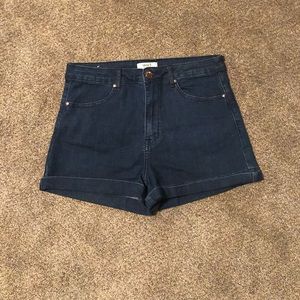 Stretchy Denim Shorts
